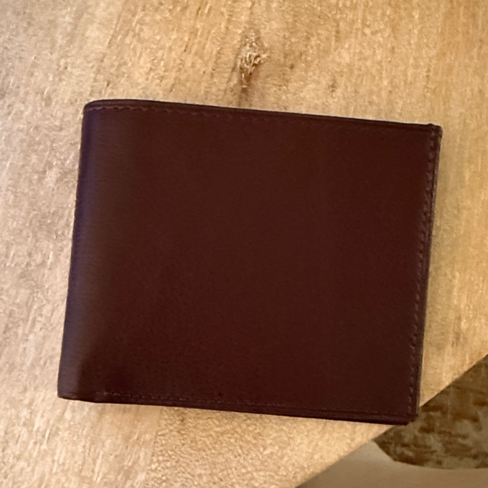 Mark & Graham Rich Brown Leather Card Holder
